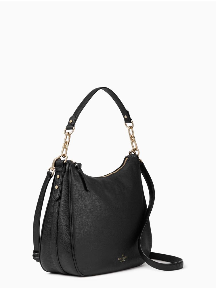 kate spade new york large pebbled leather hobo shoulder bag