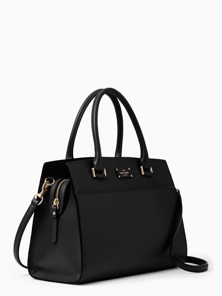 Kate Spade,grove street caley,satchels,Black