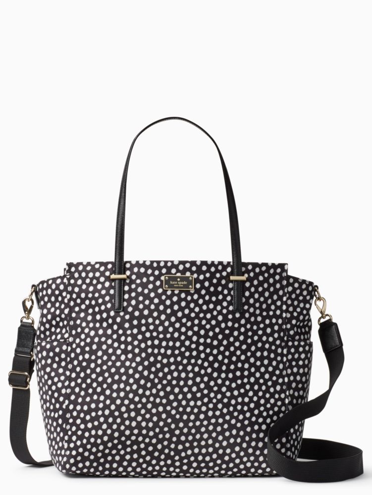 Kate spade polka hot sale dot diaper bag