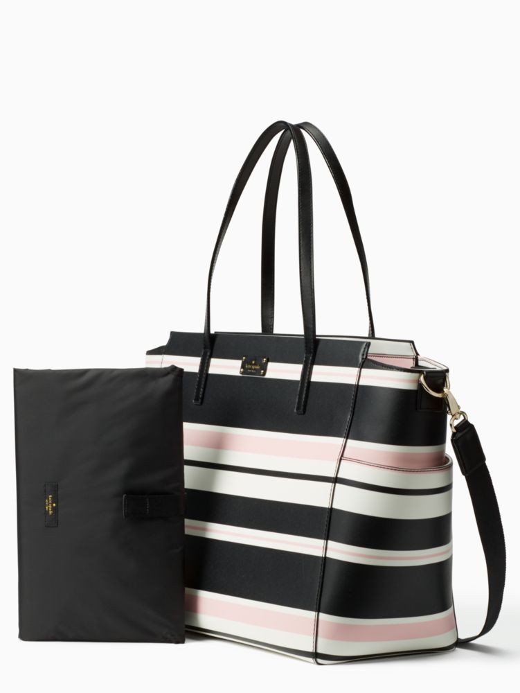 Kate spade sale striped diaper bag