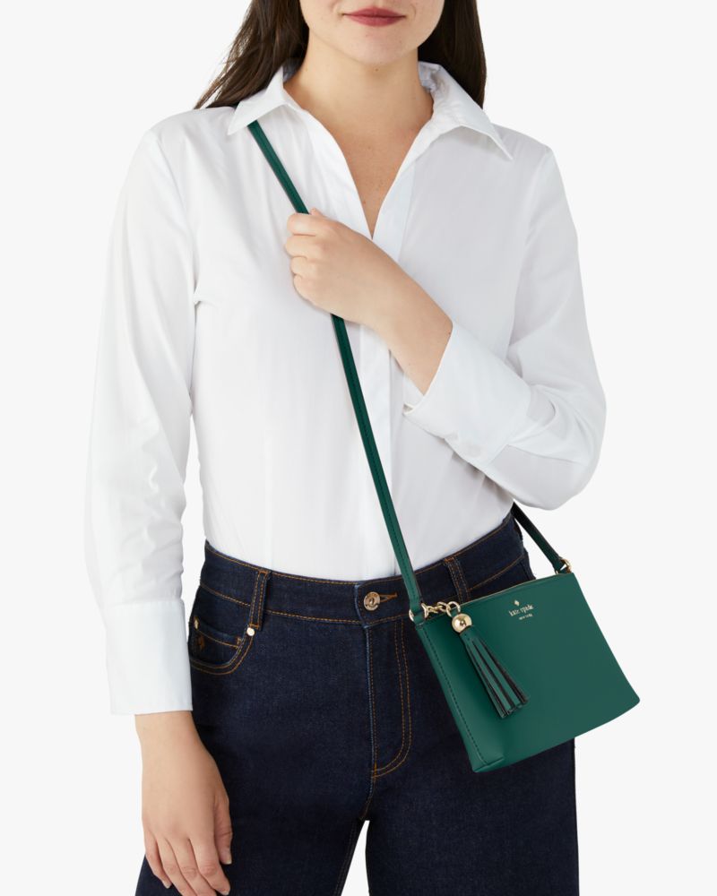 Kate Spade,ivy street amy crossbody,crossbody bags,Deep Jade