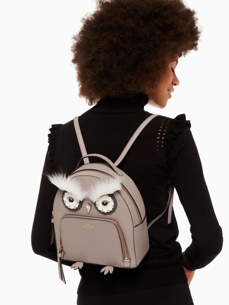 Kate spade owl clearance backpack