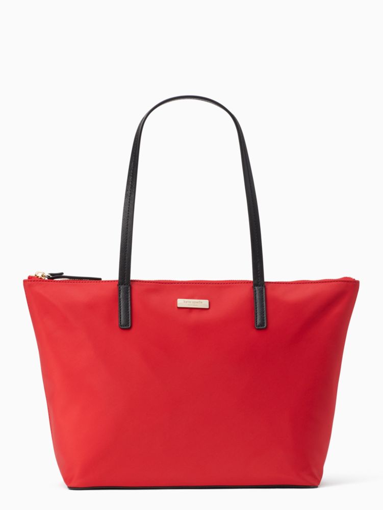  Kate Spade LIDA May Street Hot Chilli Red Nylon Tote Bag :  Clothing, Shoes & Jewelry