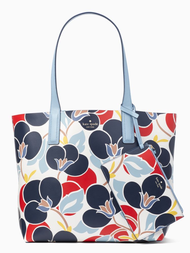 Kate Spade Mya Breezy offers Floral Reversible Tote NWT