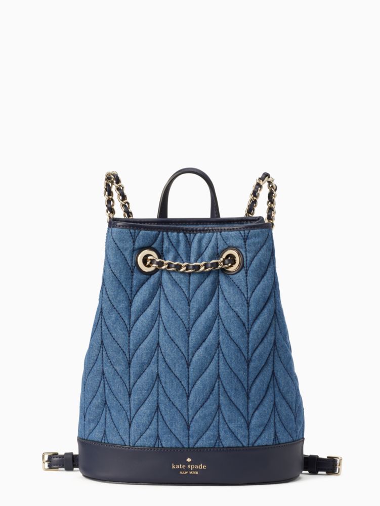 Kate spade quilted denim bag sale