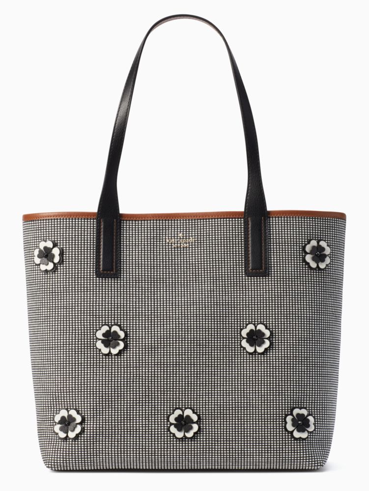 Ash street logo triple compartment tote sale