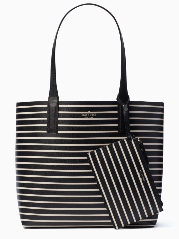 Kate Spade,arch lauren stripe reversible tote,tote bags,
