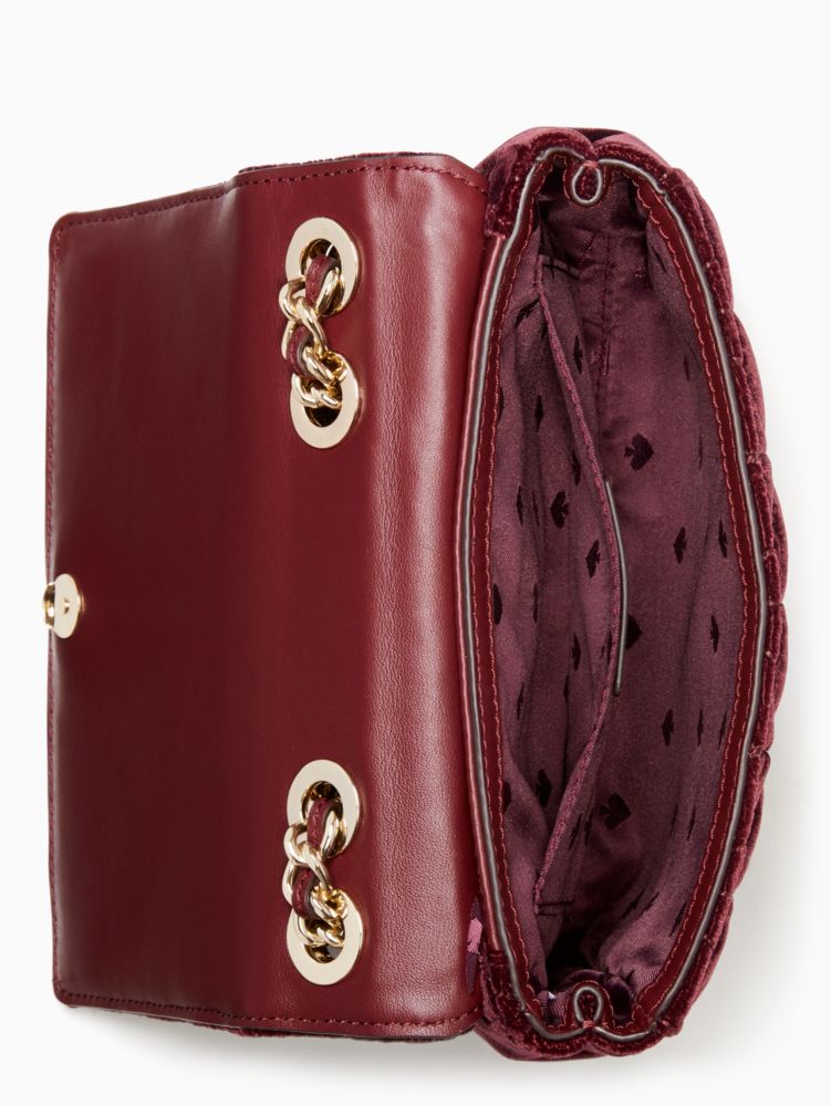Kate Spade,briar lane quilted velvet mini emelyn,