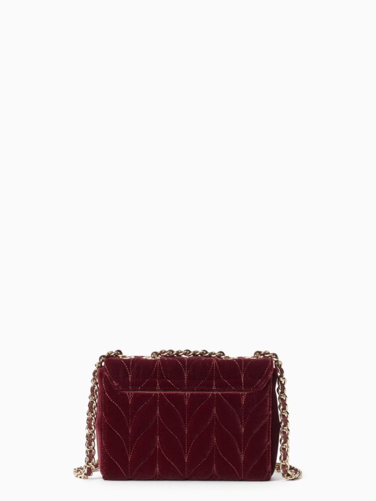 Kate Spade,briar lane quilted velvet mini emelyn,