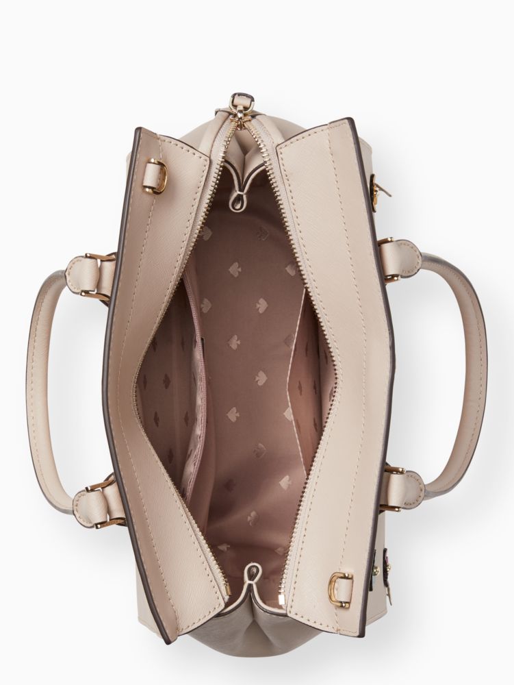 Kate Spade,cameron spade flower applique medium satchel,satchels,