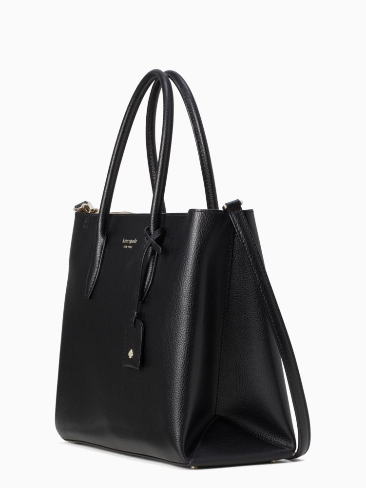 Kate Spade,eva medium zip top satchel,satchels,Black
