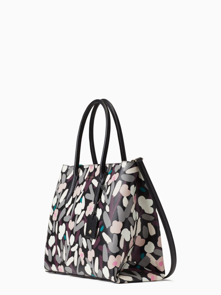 Eva Fete Floral Medium Top Zip Satchel Kate Spade Outlet