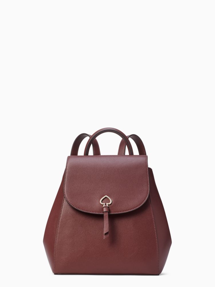 Kate Spade,adel medium flap backpack,backpacks & travel bags,60%,Cherrywood