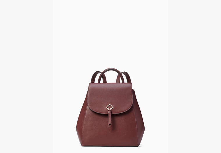 Kate Spade,adel medium flap backpack,backpacks & travel bags,60%,Cherrywood image number 0