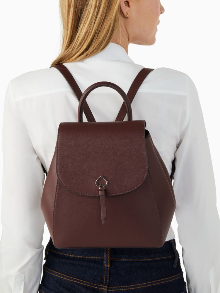 Kate Spade,adel medium flap backpack,backpacks & travel bags,60%,Cherrywood