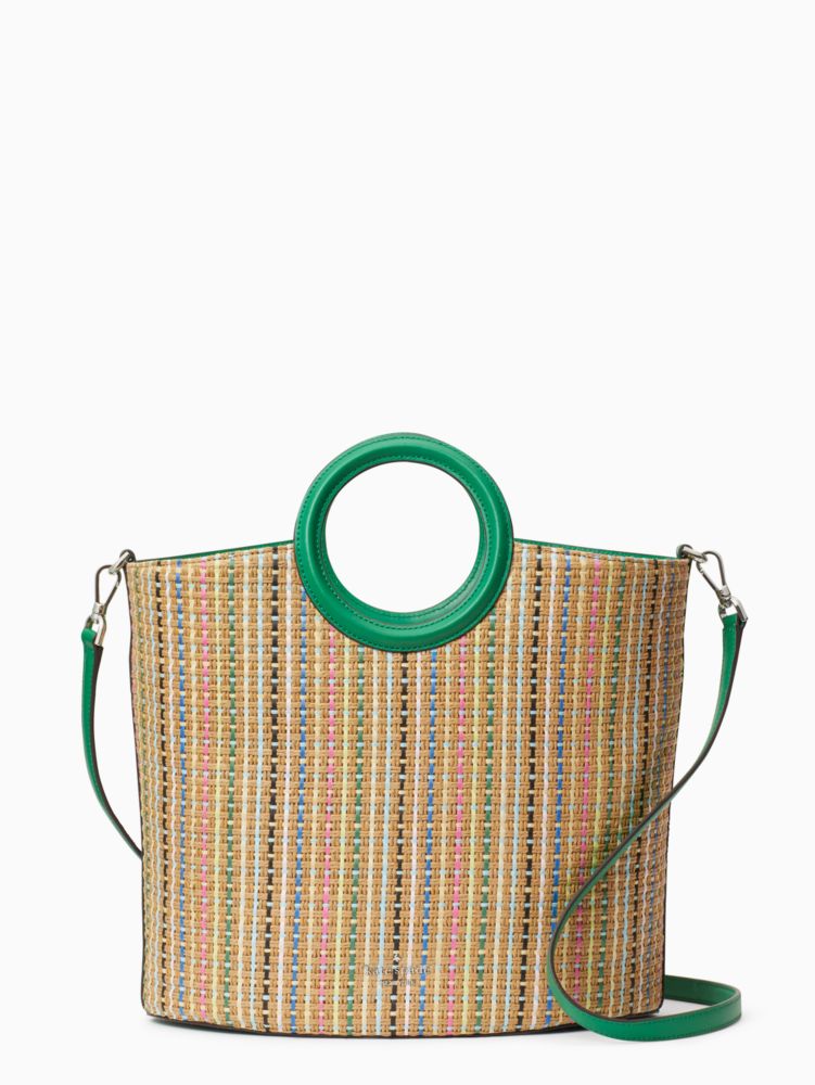 Kate spade straw tote best sale