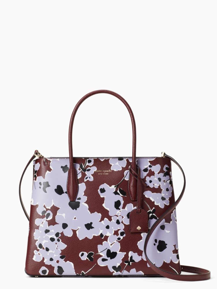 Eva Floral Bouquet Medium Top Zip Satchel Kate Spade Surprise