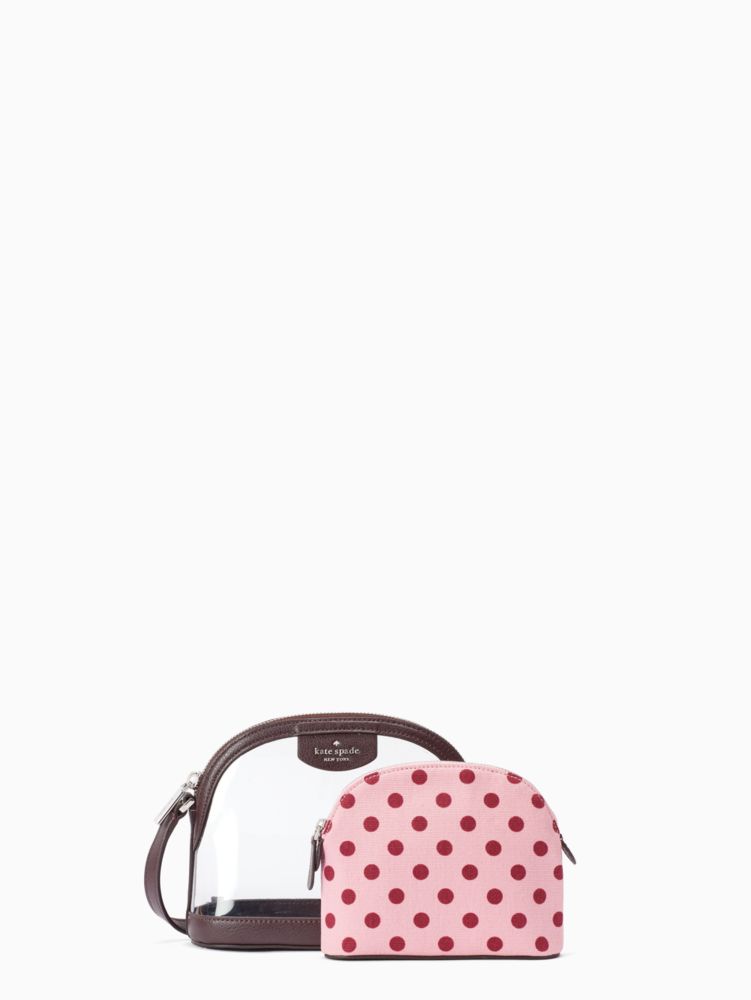 Kate Spade,sylvia see-through lia dot dome crossbody,crossbody bags,