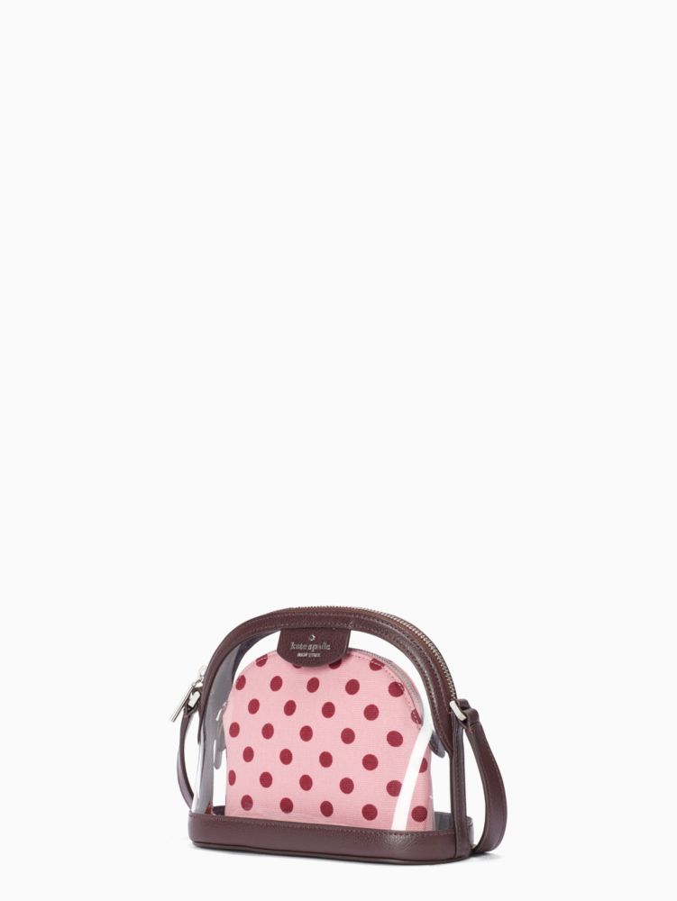 Kate Spade,sylvia see-through lia dot dome crossbody,crossbody bags,