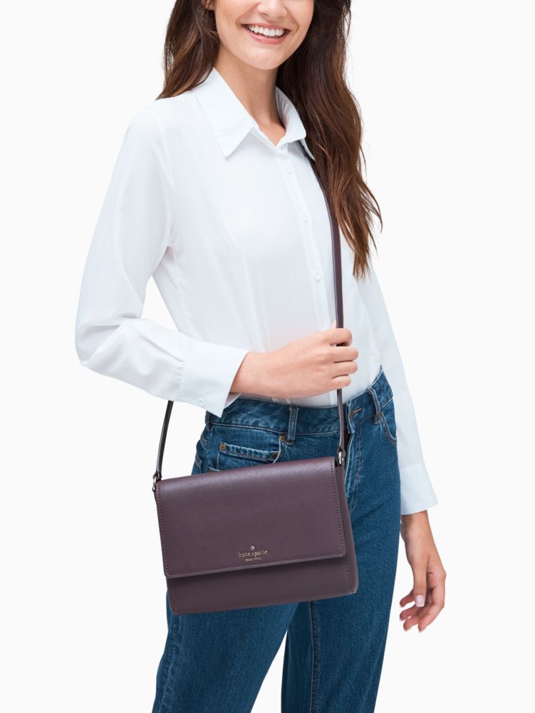 Kate Spade,cove street dody crossbody,crossbody bags,Chocolate Cherry