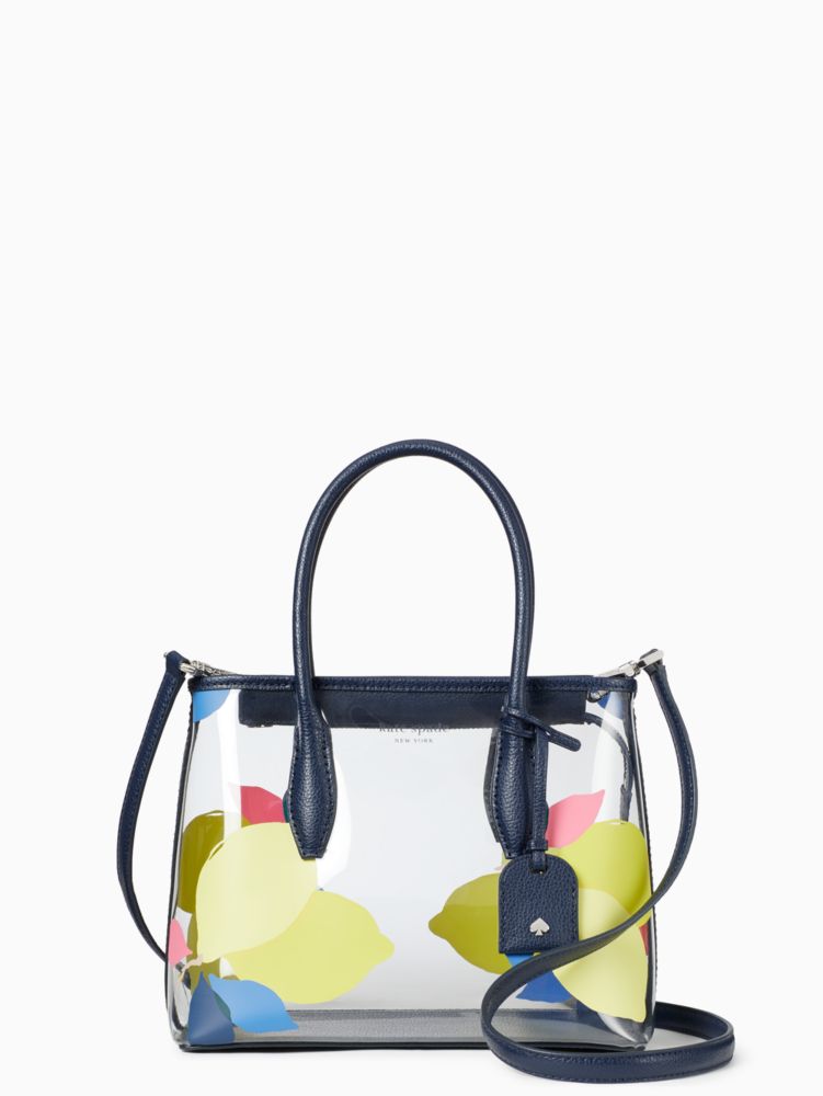 Kate Spade,eva see-through lemon zest small top zip satchel,satchels,