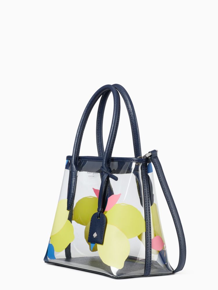 Kate Spade,eva see-through lemon zest small top zip satchel,satchels,