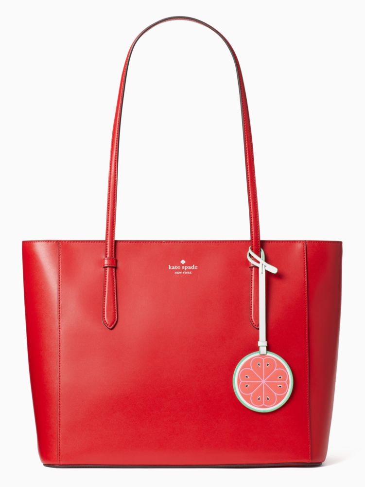 Kate spade red tote sale