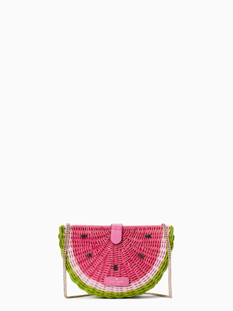 Kate Spade,picnic perfect watermelon crossbody,crossbody bags,