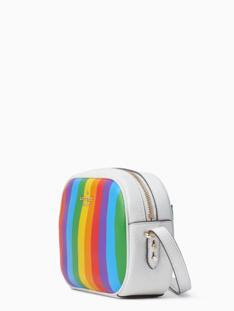 Kourtney Rainbow Stripe Camera Bag Kate Spade Outlet Kate Spade Outlet