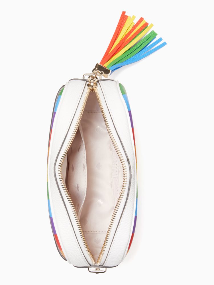 Kate spade kourtney 2025 rainbow camera bag