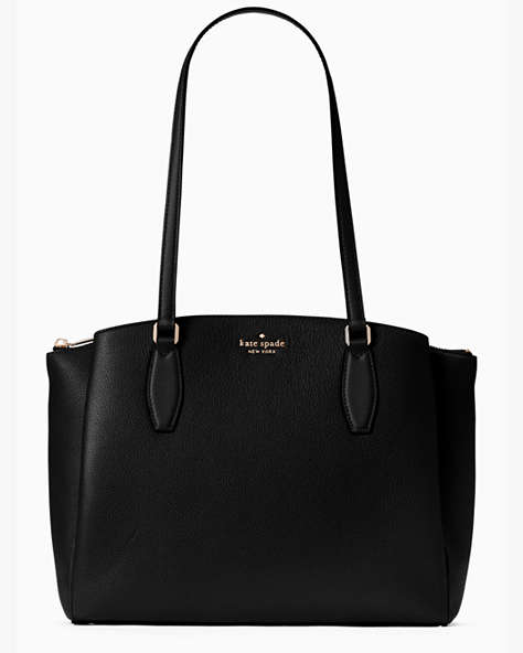Kate Spade,Monet Large Compartment Tote,tote bags,Black