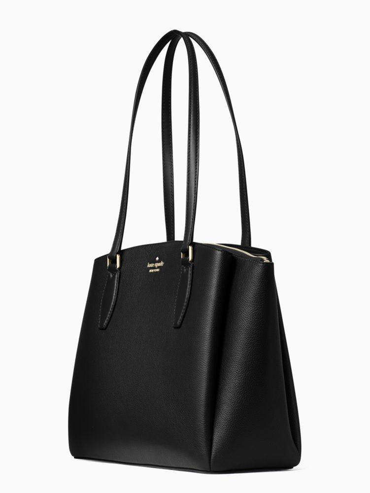 Kate Spade,Monet Large Compartment Tote,tote bags,Black