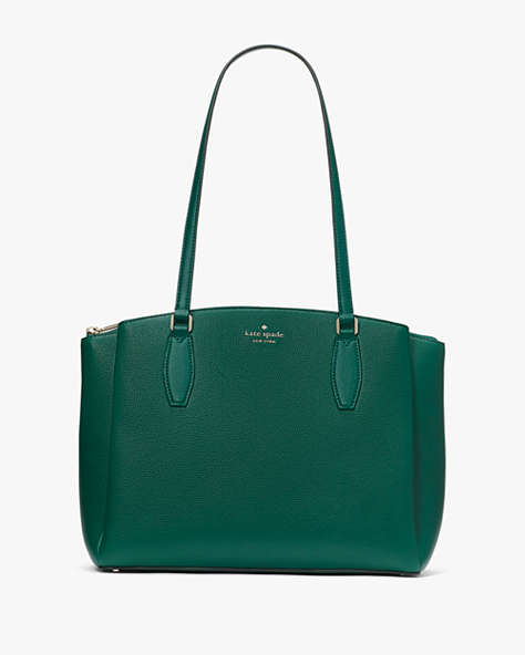 Kate Spade,Monet Large Compartment Tote,tote bags,Deep Jade