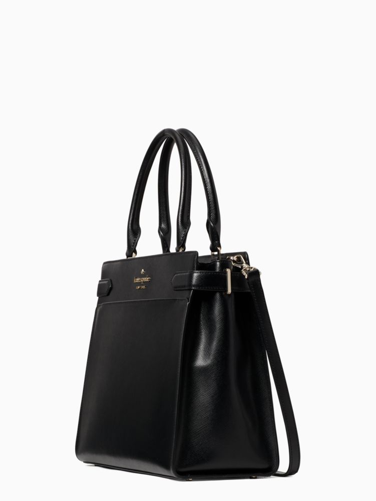 Kate Spade WKRU6949 staci large satchel in black 