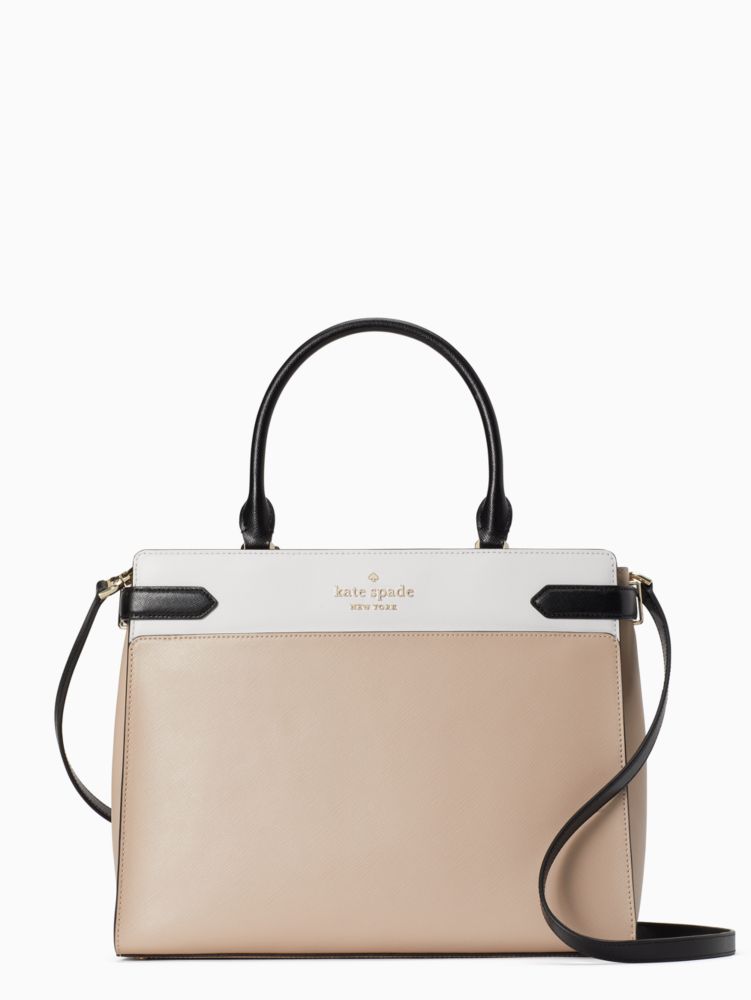 Kate Spade New York Warm Beige Color Block Staci Leather Phone Crossbody  Bag, Best Price and Reviews