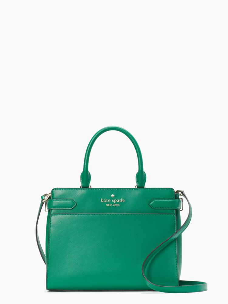 KATE SPADE STACI MEDIUM SATCHEL GREEN SHOULDER BAG PURSE CROSSBODY