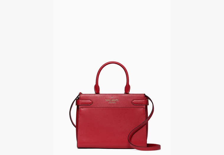 Kate Spade,staci medium satchel,satchels,Red Currant