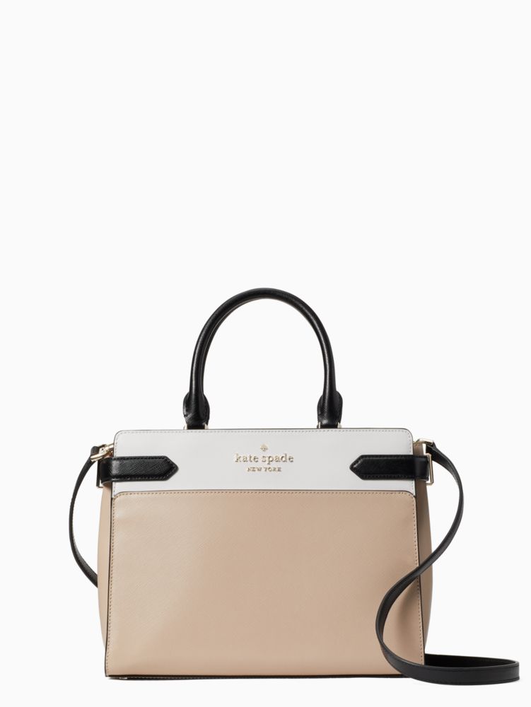 定価→77000円【kate spade】ステイシー カラーブロック ミディアム サッチェル