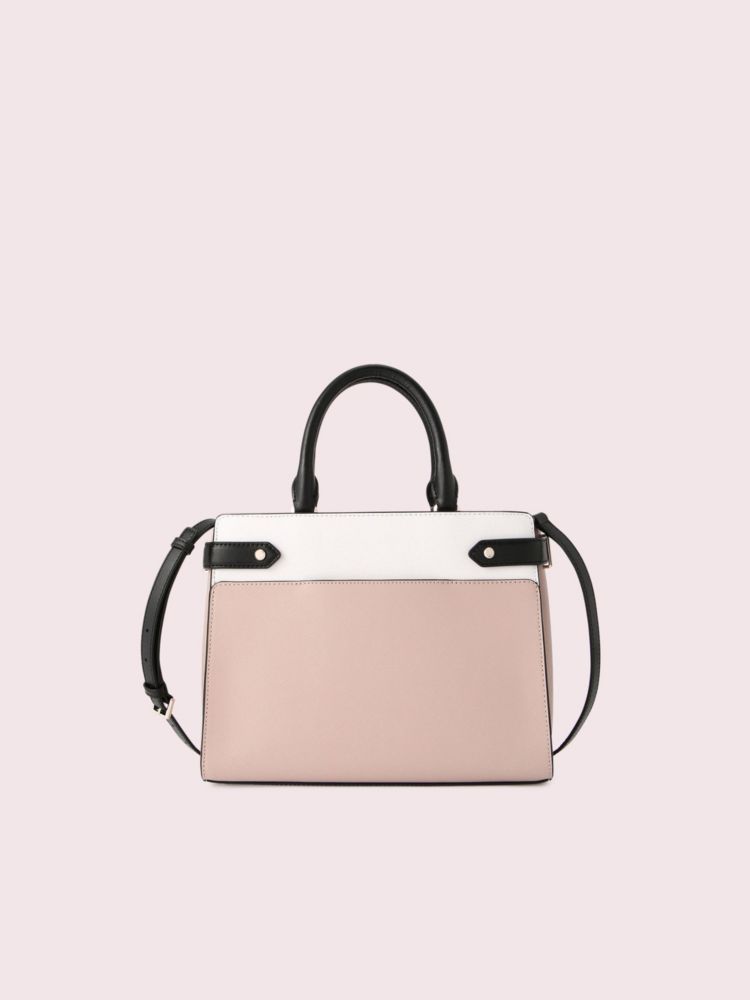 Kate Spade,ステイシー カラーブロック ミディアム サッチェル,バッグ,ウォームベージュマルチ