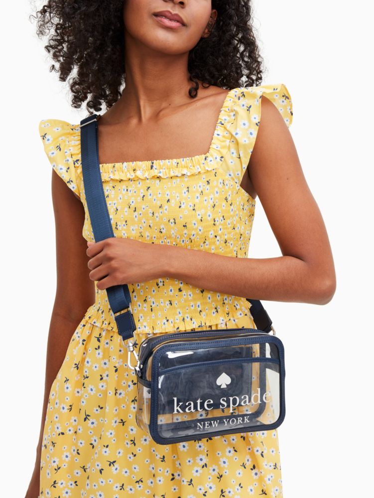 does anyone know if this kate spade glimmer bag has a smooth