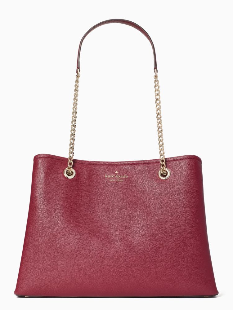 Kate Spade selling Jordyn Chain Handle Leather Tote Shoulder Bag