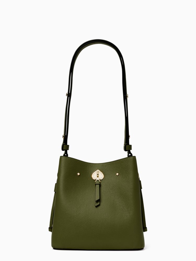 Kate Spade,marti small bucket bag,crossbody bags,Enchanted Green