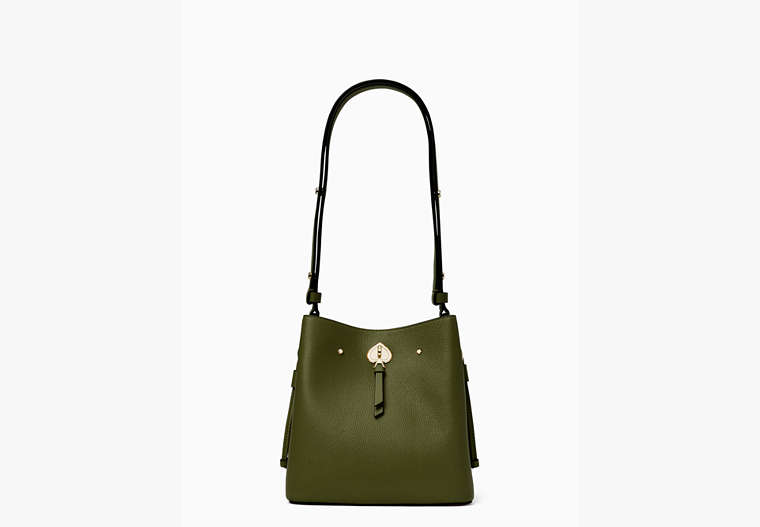 Kate Spade,marti small bucket bag,crossbody bags,Enchanted Green image number 0