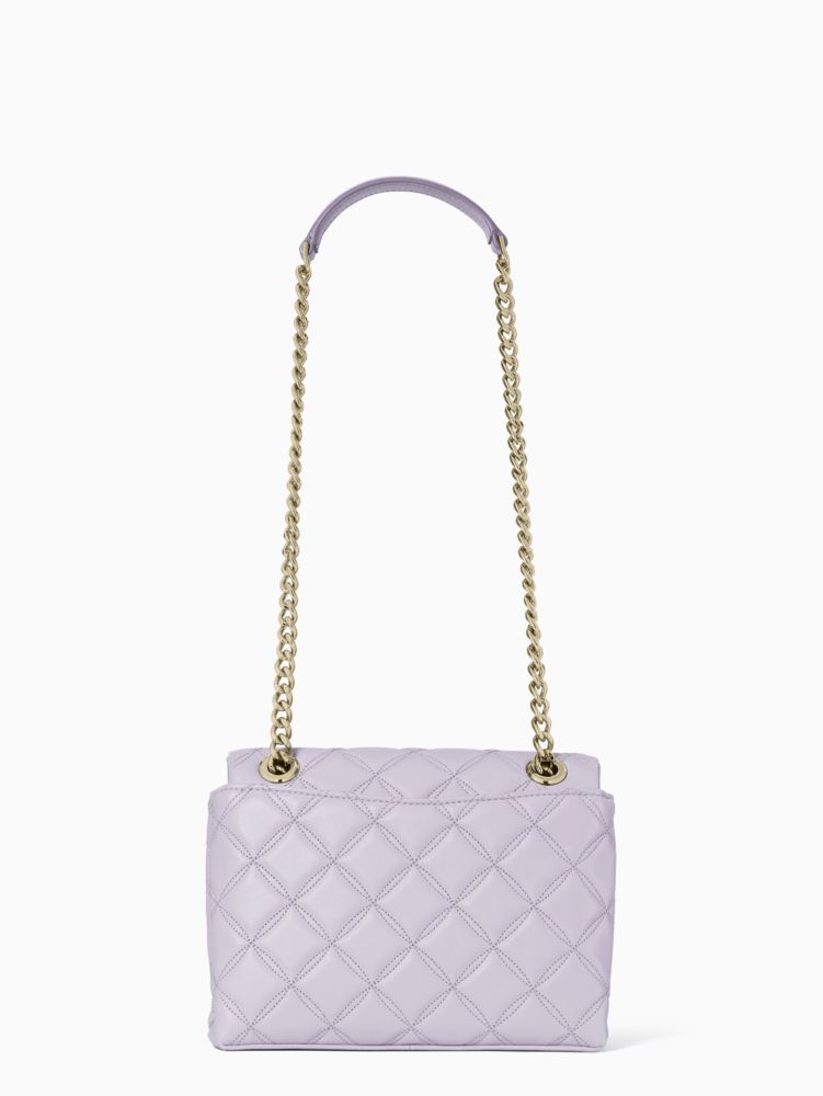 Natalia Chevron Quilted Denim Flap Bag