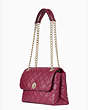 Kate Spade,natalia medium flap shoulder bag,shoulder bags,Blackberry Preserve