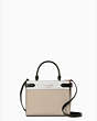 Kate Spade,staci colorblock small satchel,satchels,Warm Beige Multi