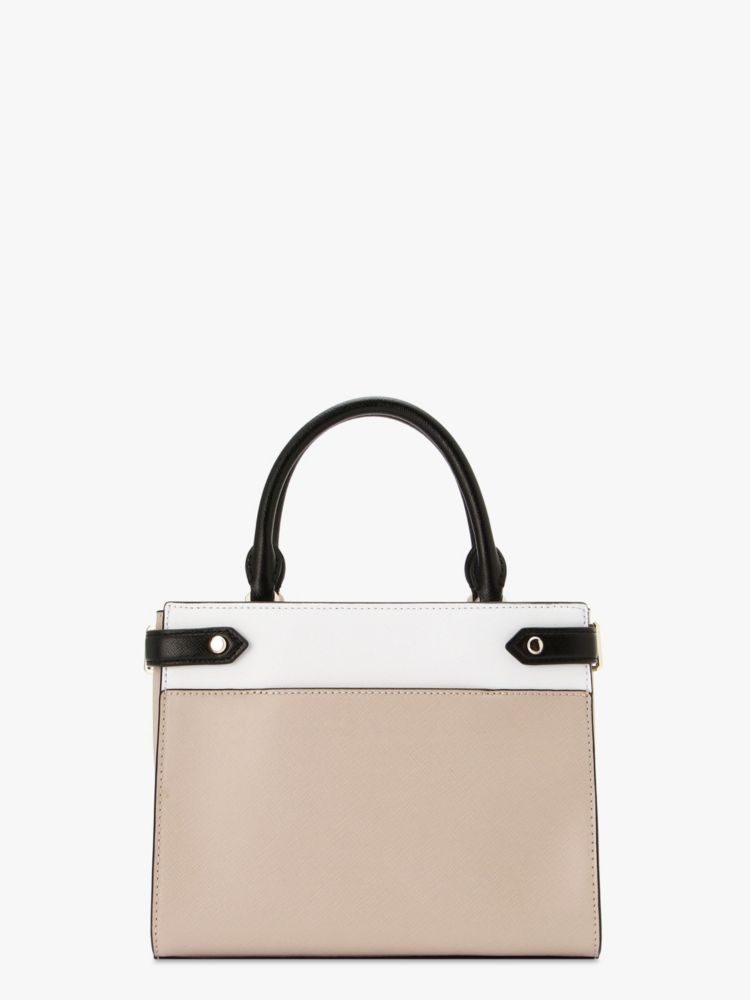 Kate Spade,ステイシー カラーブロック スモール サッチェル,バッグ,ウォームベージュマルチ