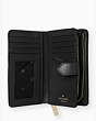 Kate Spade,staci medium compartment bifold wallet,Black