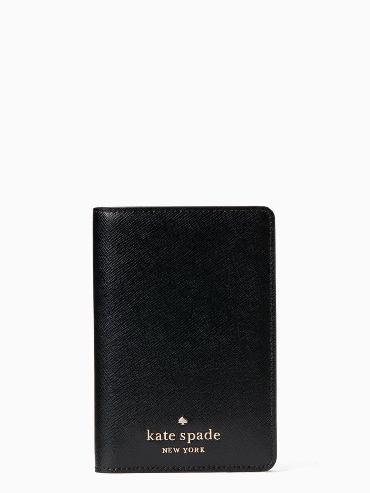 Kate Spade,staci passport holder,travel accessories,Black