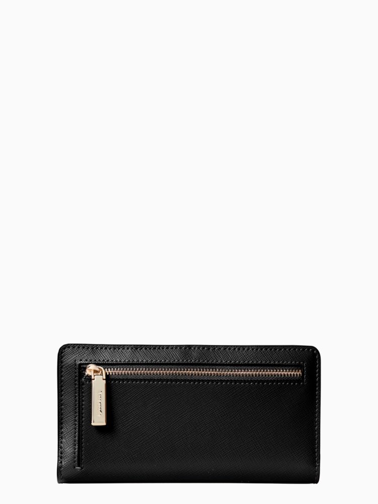 large saffiano leather slim wallet